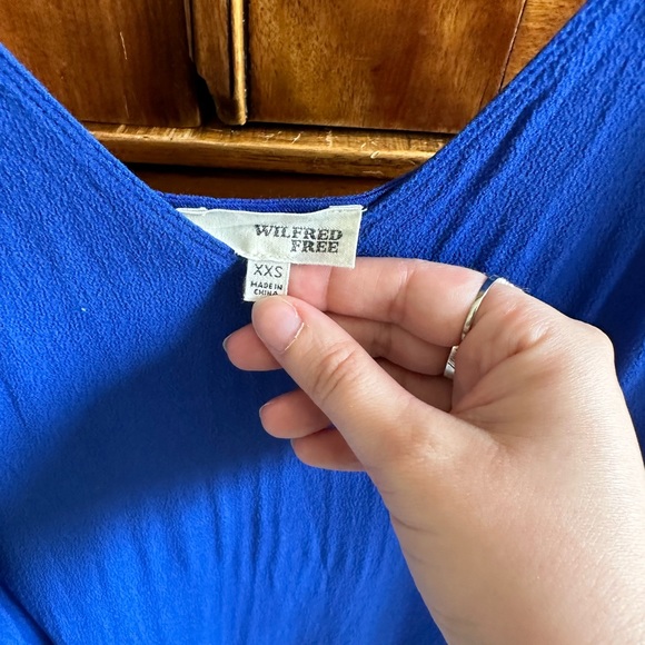 Wilfred royal blue slip dress size XXS - Picture 4 of 4